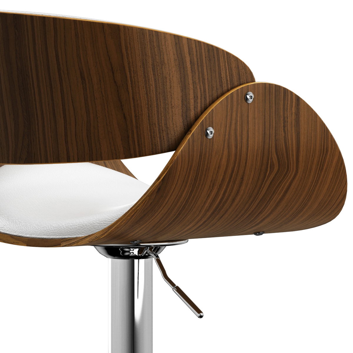 Amery - Mid Century Modern Adjustable Swivel Bar Stool by Simpli-Home | Bel Furniture