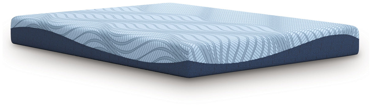 Peak 2.0 8 Memory Foam - Mattress Blue by Sierra Sleep® by Ashley | Bel Furniture