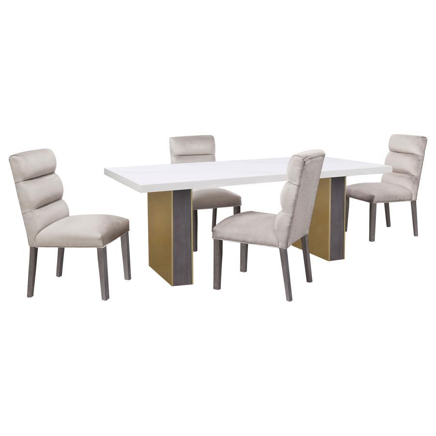 Carla - Upholstered Dining Side Chair (Set of 2) by Coaster Fine Furniture | Bel Furniture