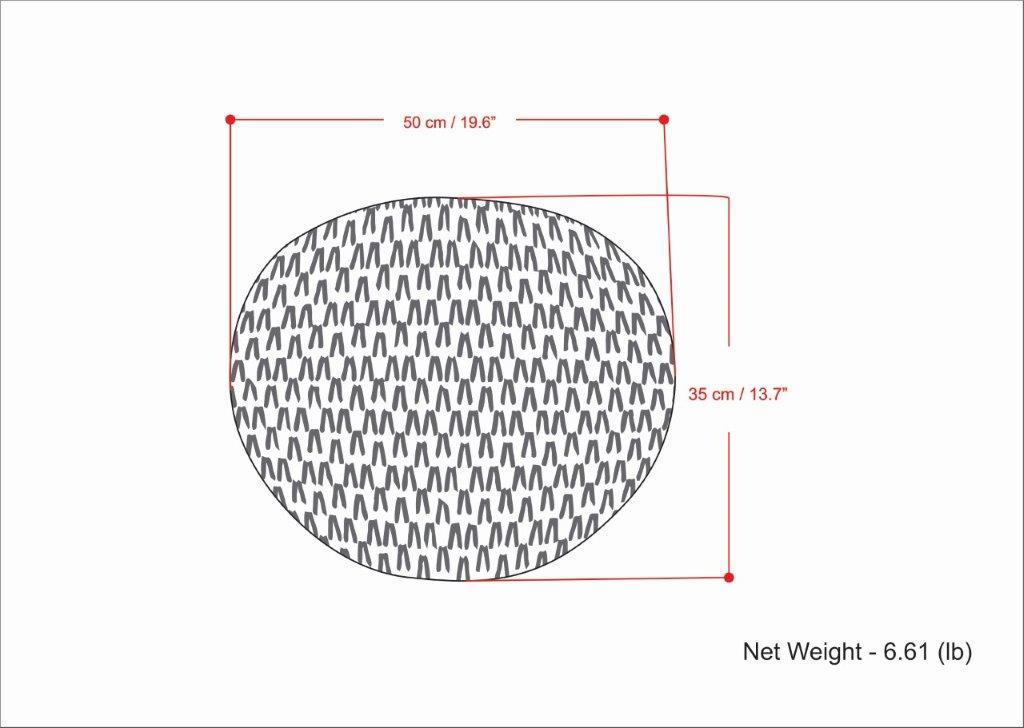 Nisi - Round Knitted Outdoor / Indoor Pouf - Light Gray by Simpli-Home | Bel Furniture