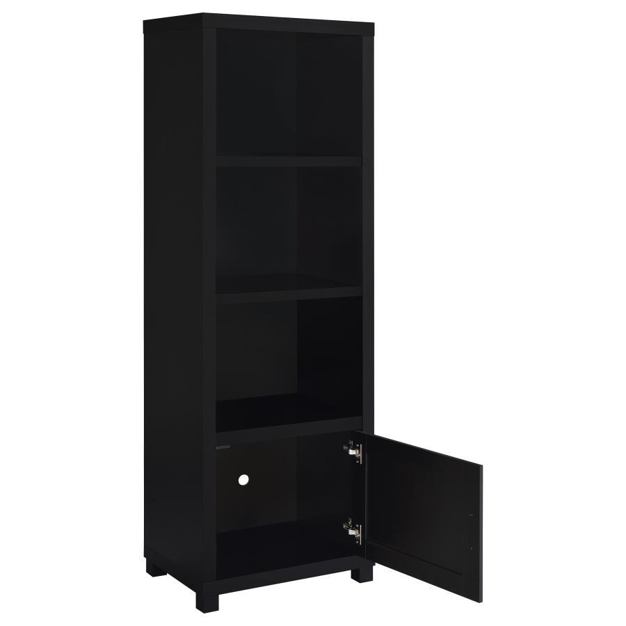 Jupiter - 3 Piece Entertainment Center TV Stand - Black by Coaster Fine Furniture | Bel Furniture