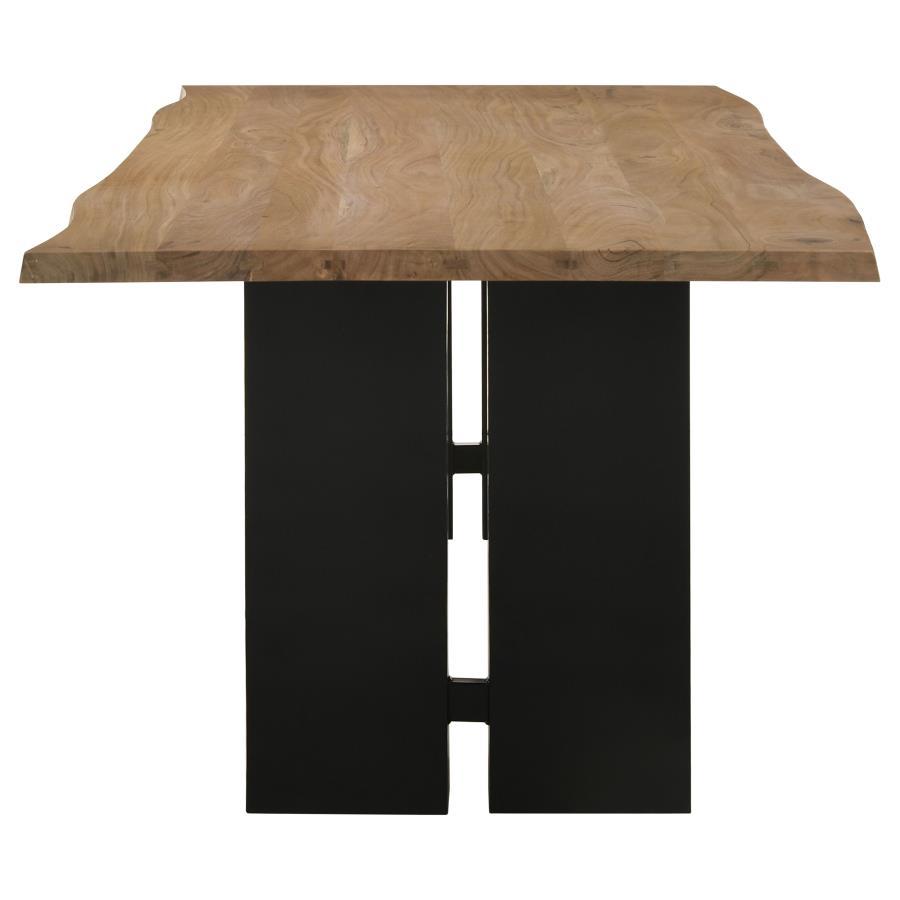 Bradshaw - Live Edge Wood Dining Table - Natural Acacia by CoasterElevations | Bel Furniture