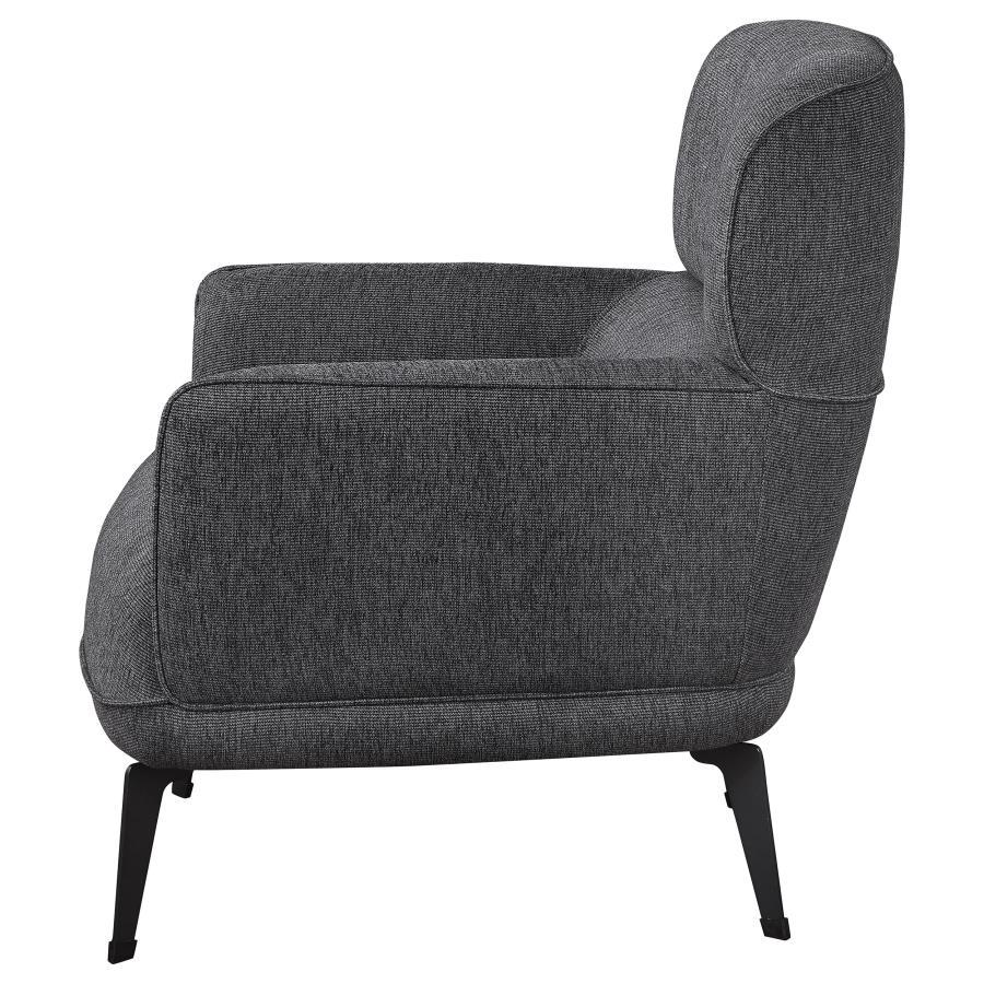 Andrea - Upholstered Crecent Arm Accent Chair by Coaster Fine Furniture | Bel Furniture