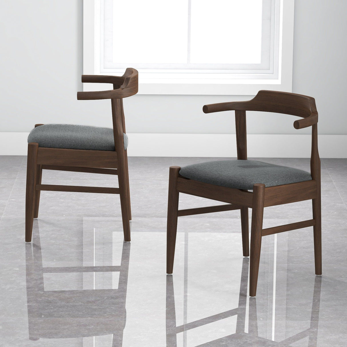 Daisy - Mid-Century Modern Dining Chair (Set of 2)