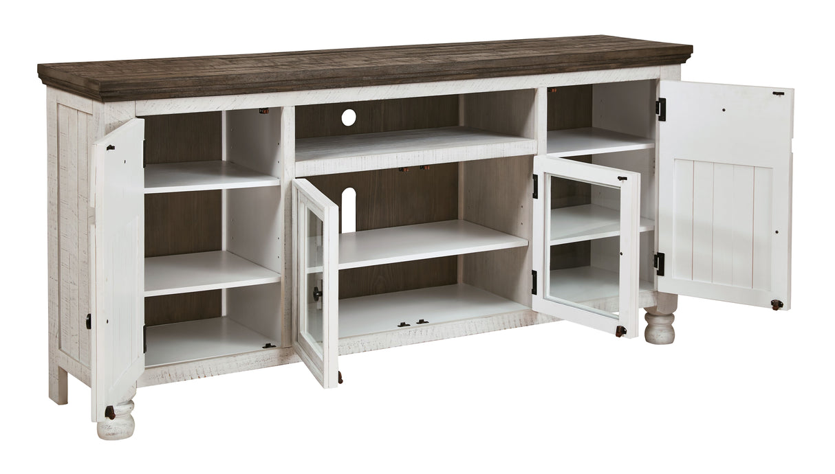 Havalance - Brown / Beige - Extra Large TV Stand - 4 Doors by Signature Design by Ashley® | Bel Furniture
