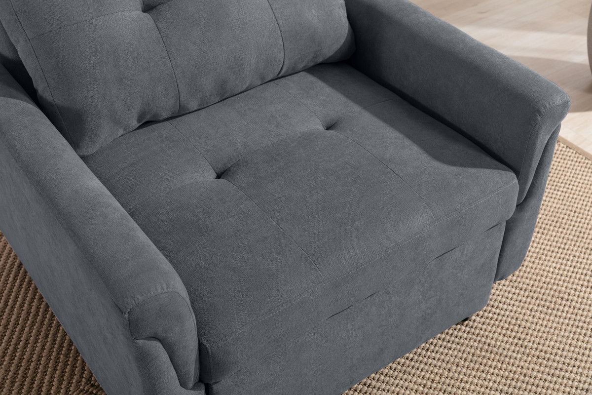 Hannah - Woven Convertible Armchair by Lilola Home | Bel Furniture