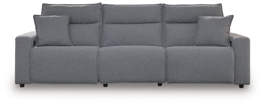 Modmax - Salt And Pepper - Reclining Sectional Gray 3 Pc. Power Reclining Sectional by Signature Design by Ashley® | Bel Furniture