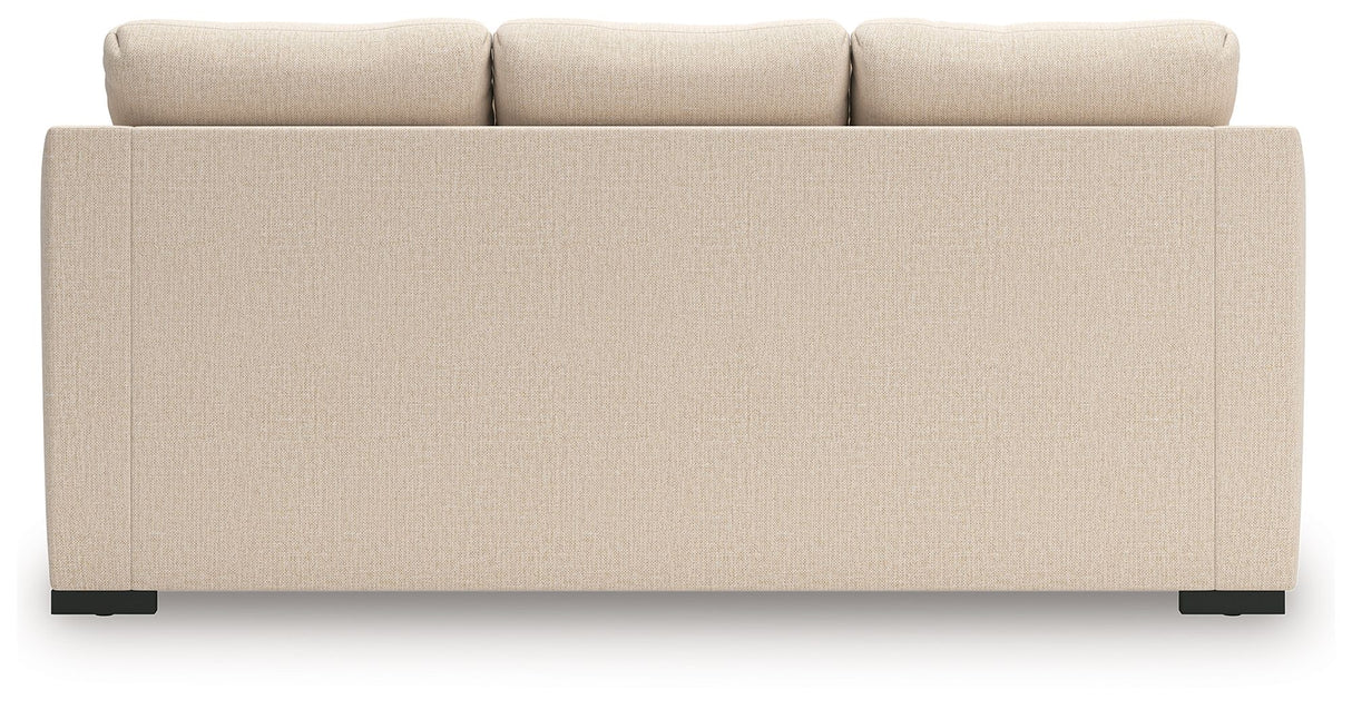 Lango - Jute - Queen Sofa Chaise Sleeper by Benchcraft® | Bel Furniture