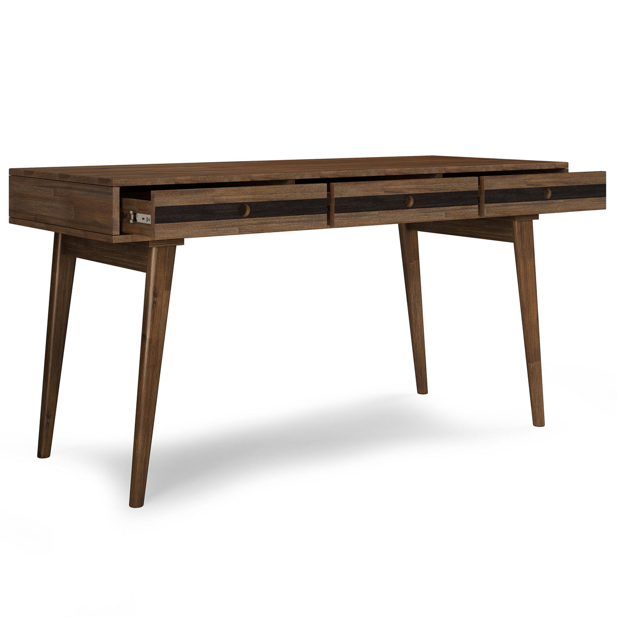 Clarkson - Desk - Rustic Natural Aged Brown by Simpli-Home | Bel Furniture