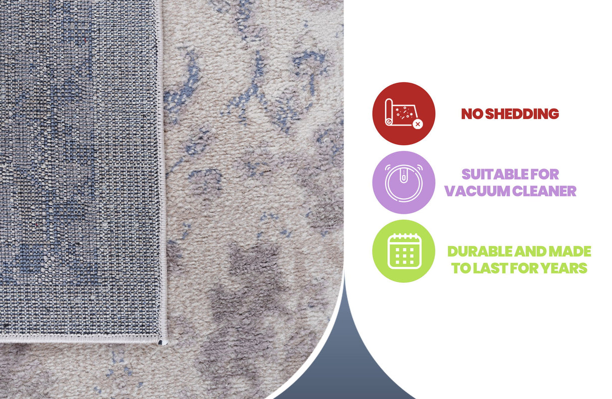 Payas - 5' X 7' Traditional Area Rug - Brown / Beige