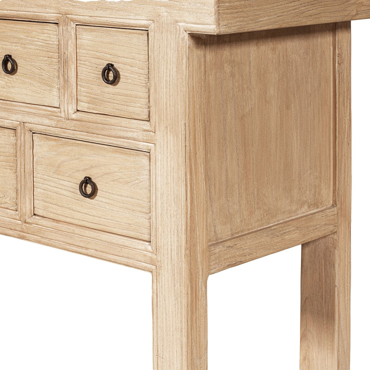Bellamy Heritage - 11 Drawer Table With Open Base - Brown