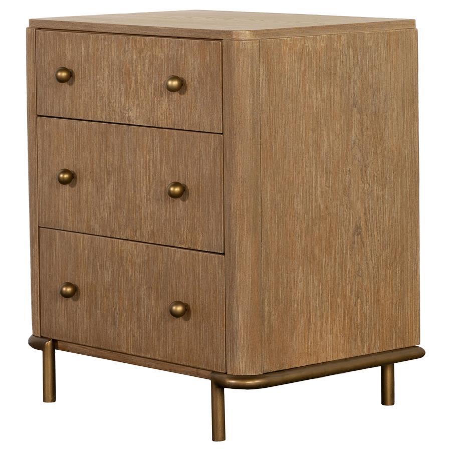 Arini - 3-Drawer Nightstand by CoasterElevations | Bel Furniture