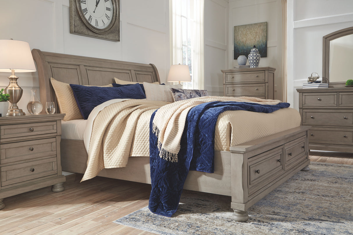 Lettner - Sleigh Bed by Signature Design by Ashley® | Bel Furniture
