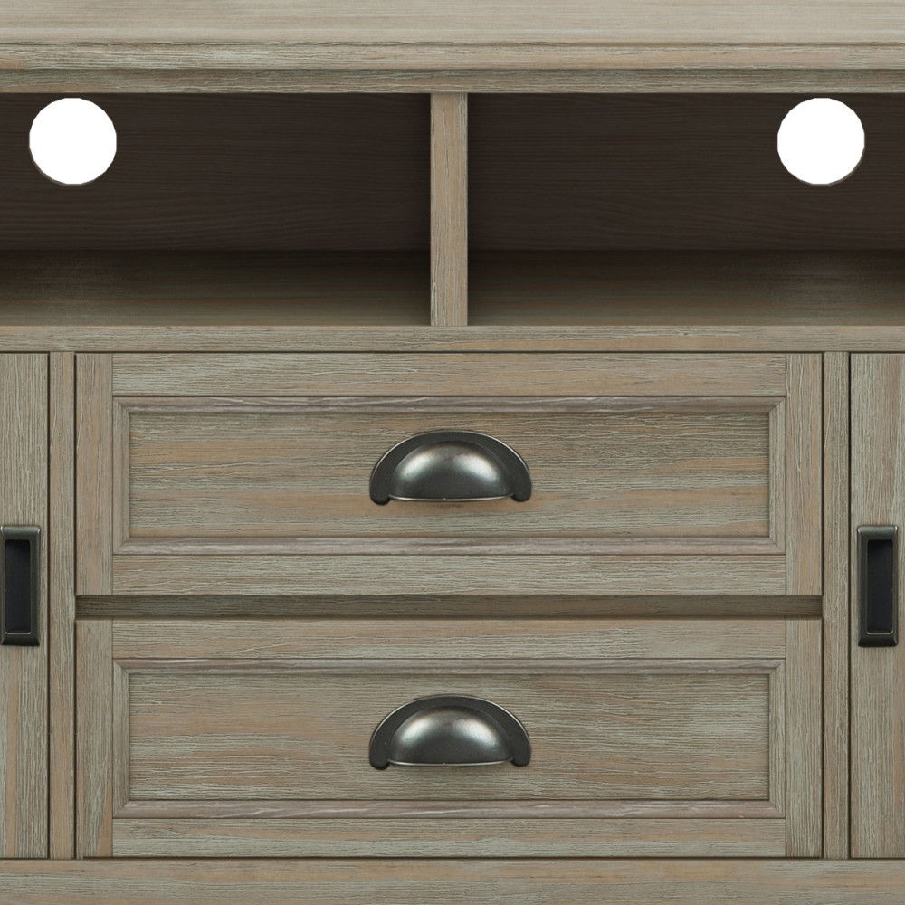 Burlington - TV Media Stand by Simpli-Home | Bel Furniture