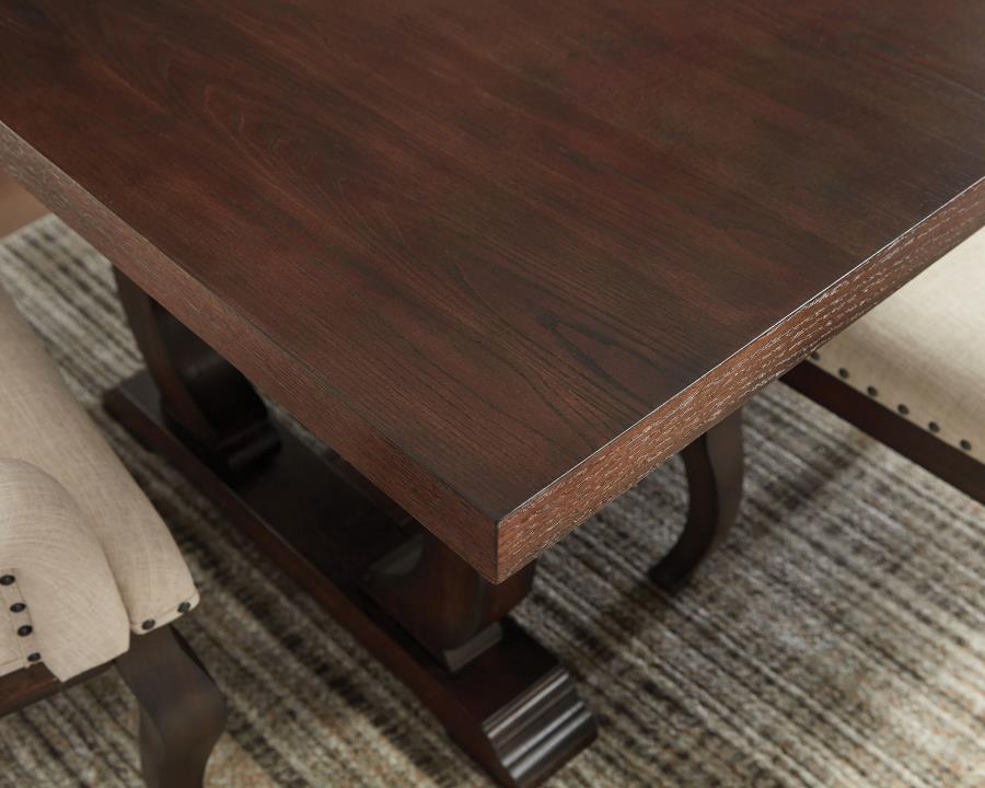 Brockway - Extension Leaf Dining Table by CoasterEssence | Bel Furniture