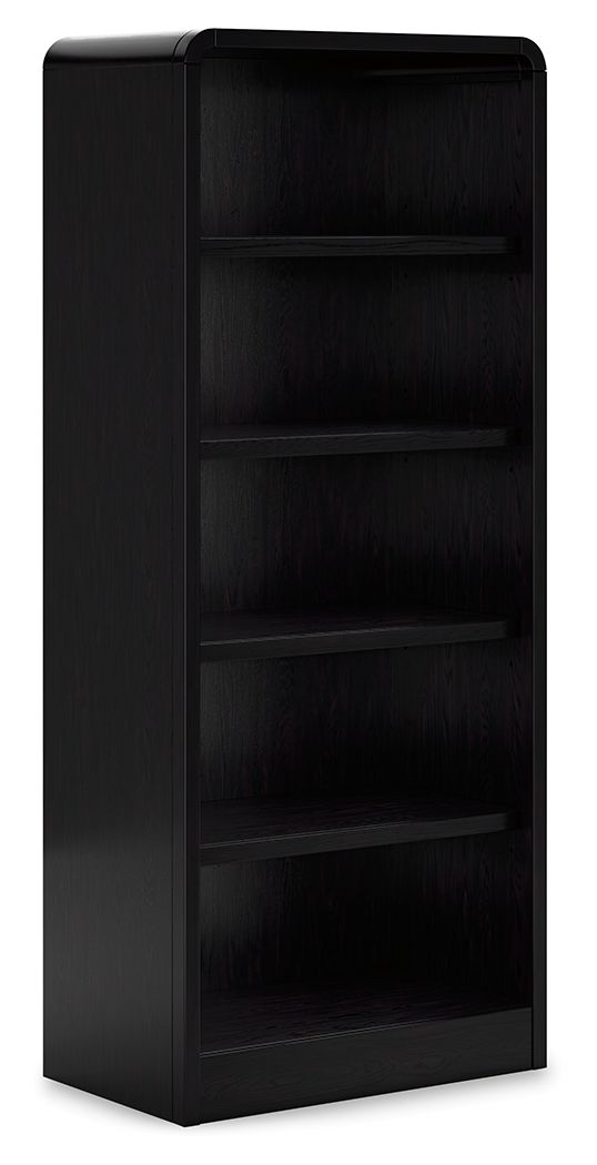 Rowanbeck - Black - Large Bookcase by Signature Design by Ashley® | Bel Furniture