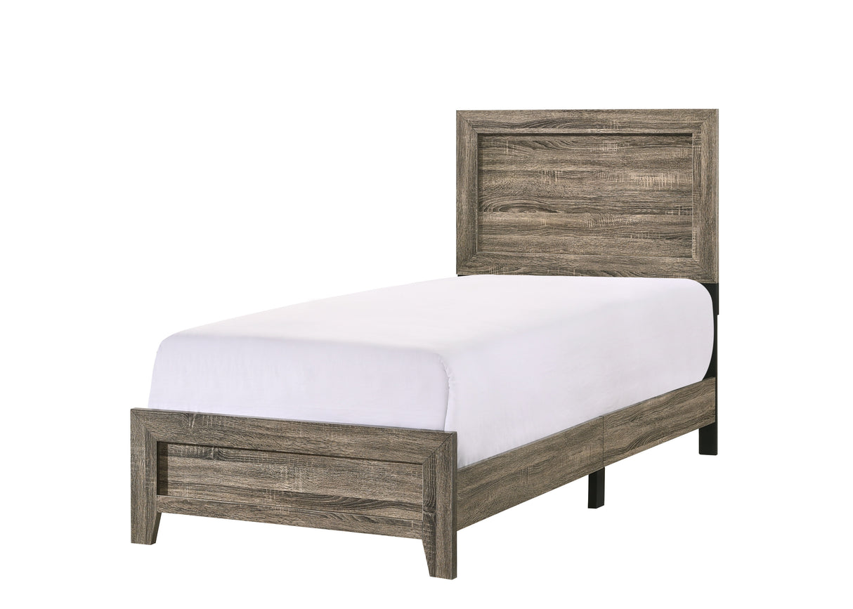 Millie - Bed In One Box Light Brown Twin by Crown Mark | Bel Furniture