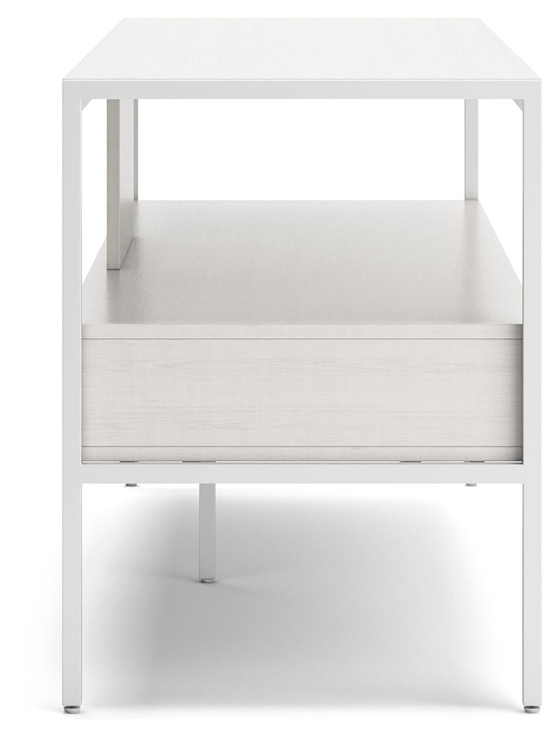 Deznee - White - Large TV Stand by Signature Design by Ashley® | Bel Furniture