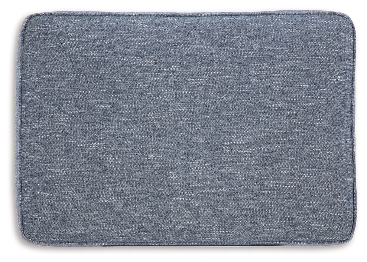 Carissa Manor - Denim - Ottoman by Benchcraft® | Bel Furniture