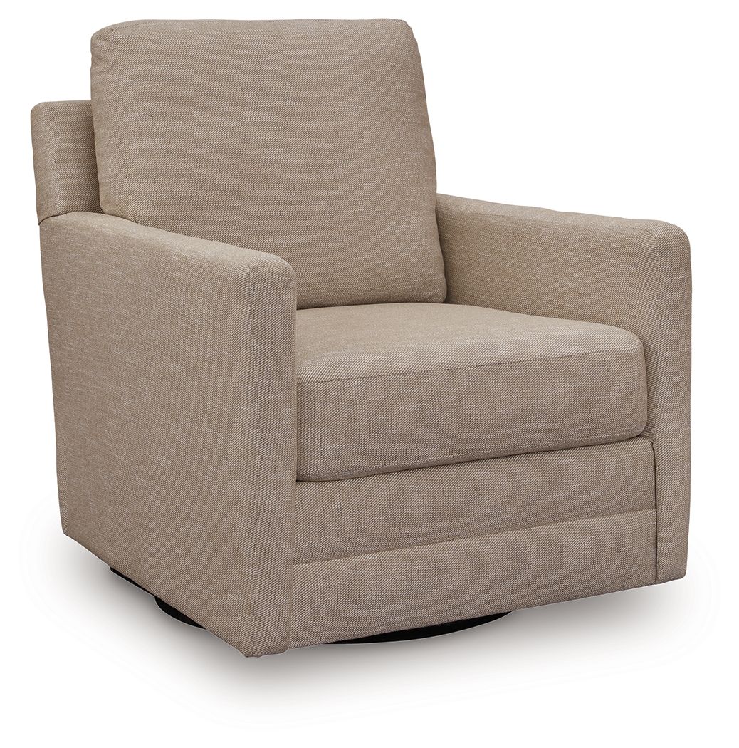 Freybourne Next-Gen Nuvella - Swivel Accent Chair Beige by Signature Design by Ashley® | Bel Furniture