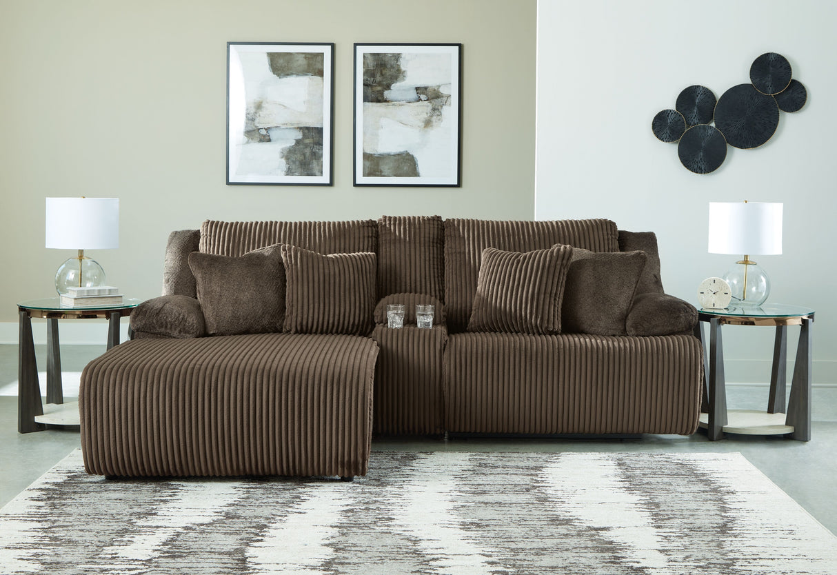 Top Tier - 3 Piece Reclining Sectional
