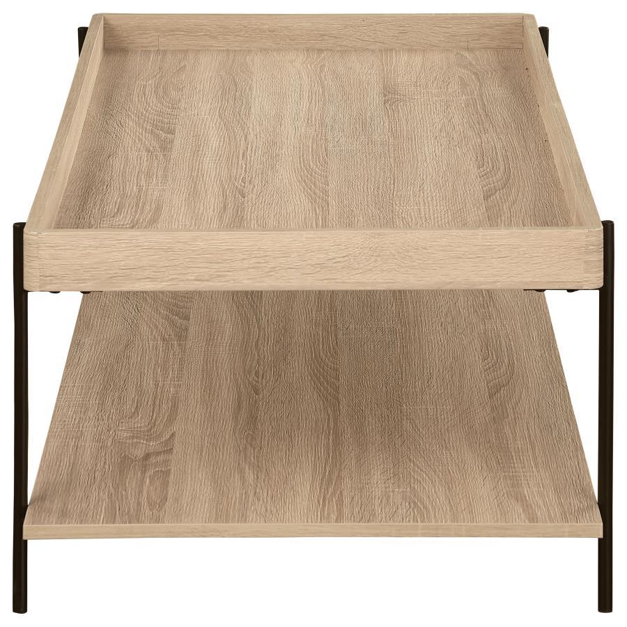 Fallon Rectangular Engineered Wood Table by Coaster Fine Furniture | Bel Furniture