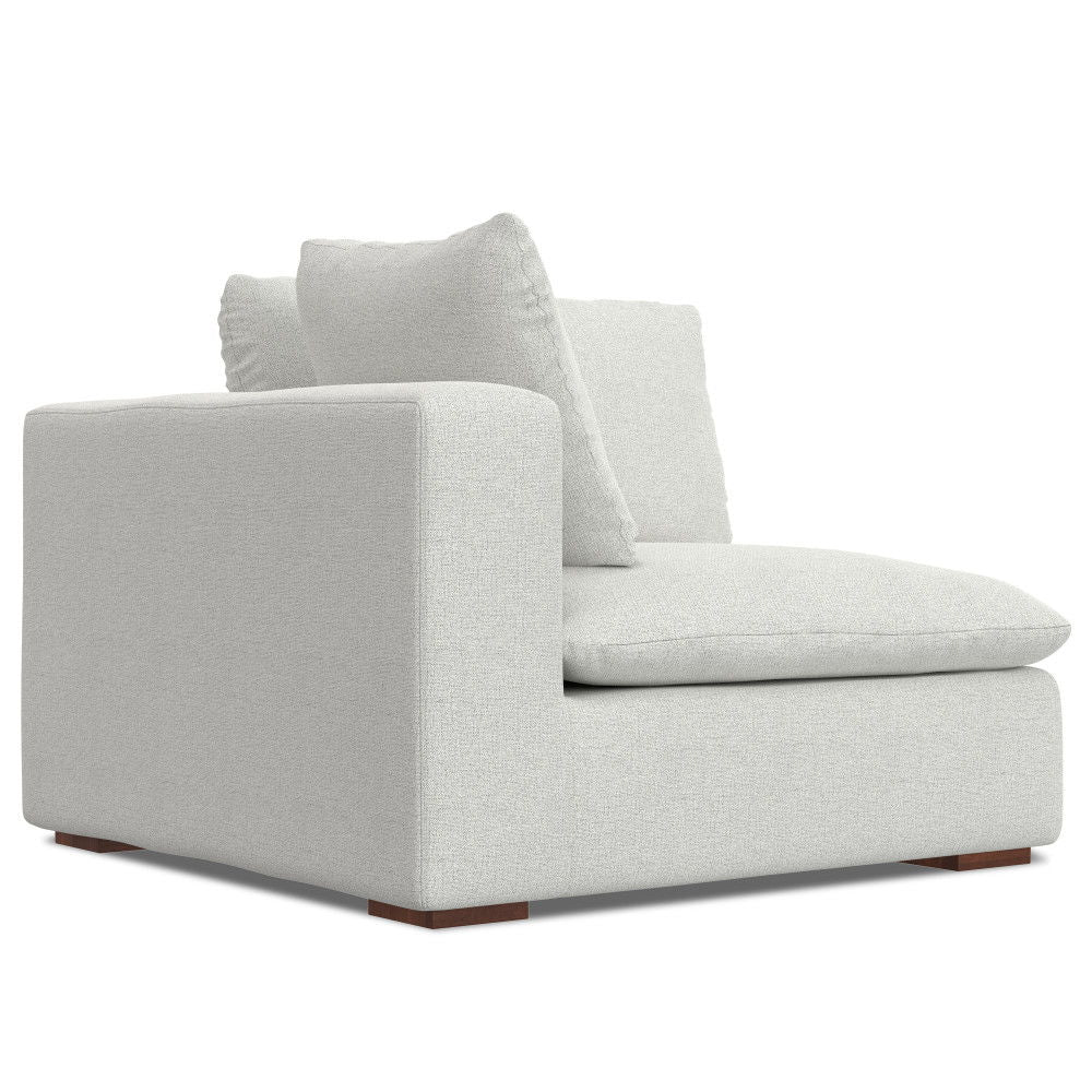 Jasmine - Left Arm Sofa Module - Gray by Simpli-Home | Bel Furniture