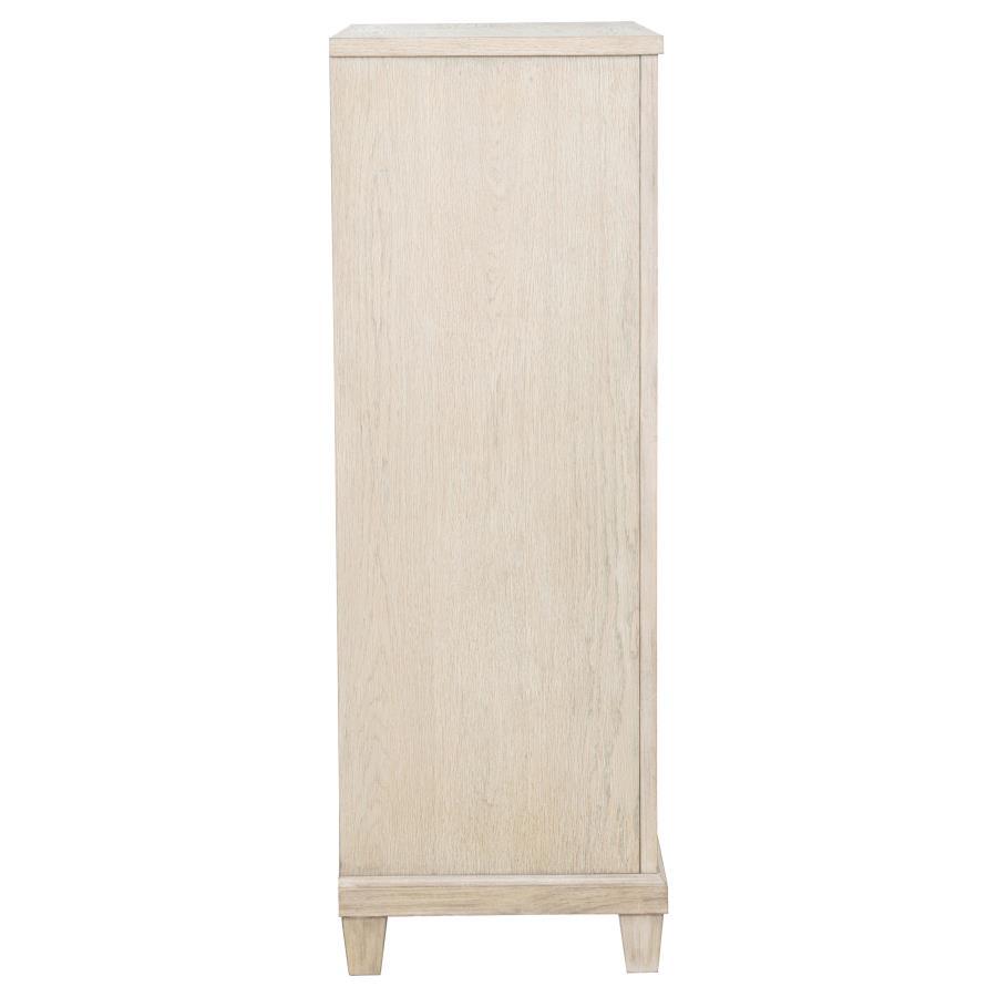 Pembroke - 5-Drawer Chest Of Drawers - Washed Oak