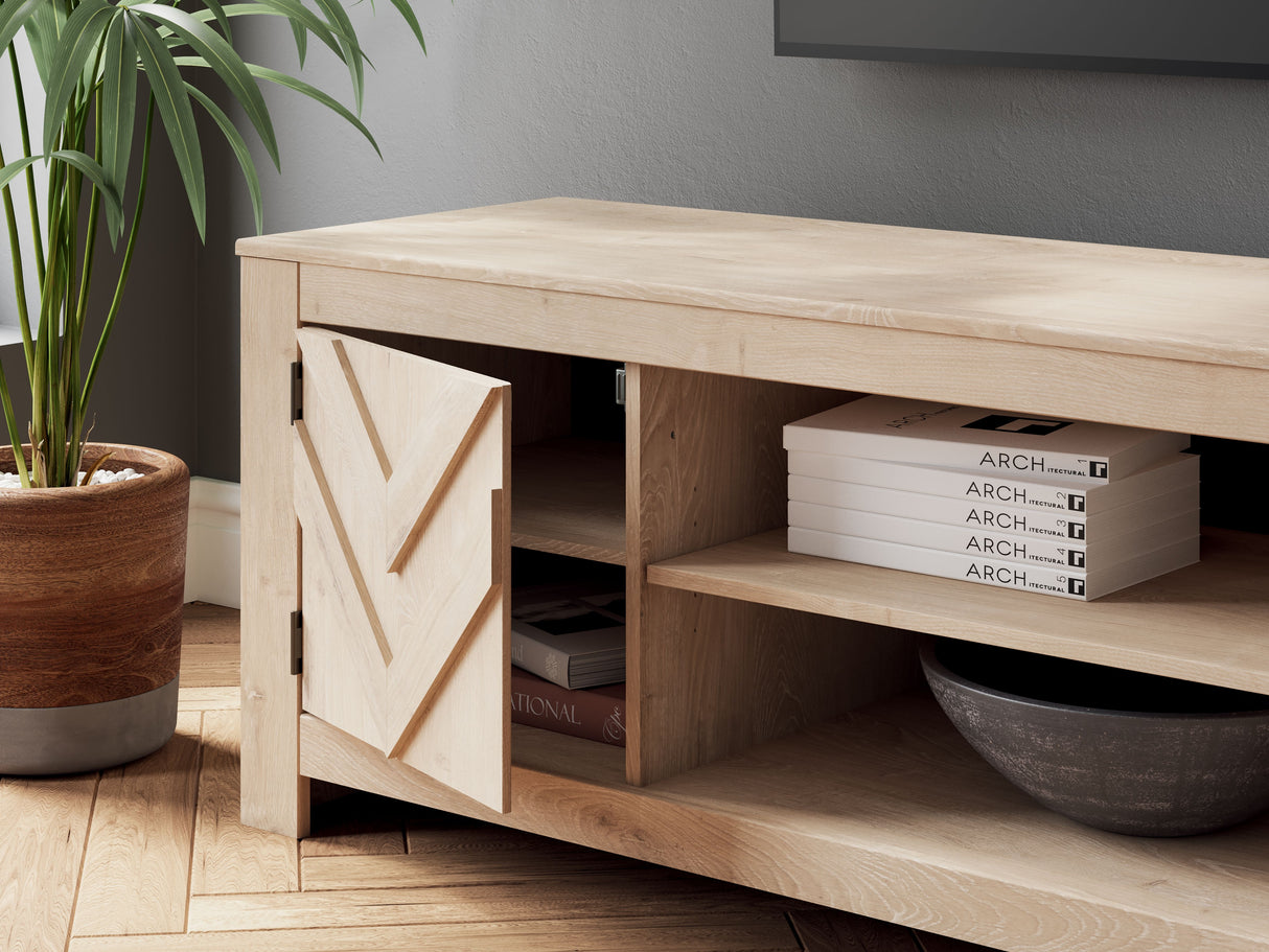 Cayboni - LG TV Stand With Fireplace Option by Signature Design by Ashley® | Bel Furniture