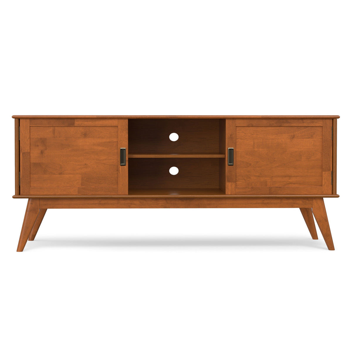 Draper - Handcrafted Mid Century Low TV Media Stand