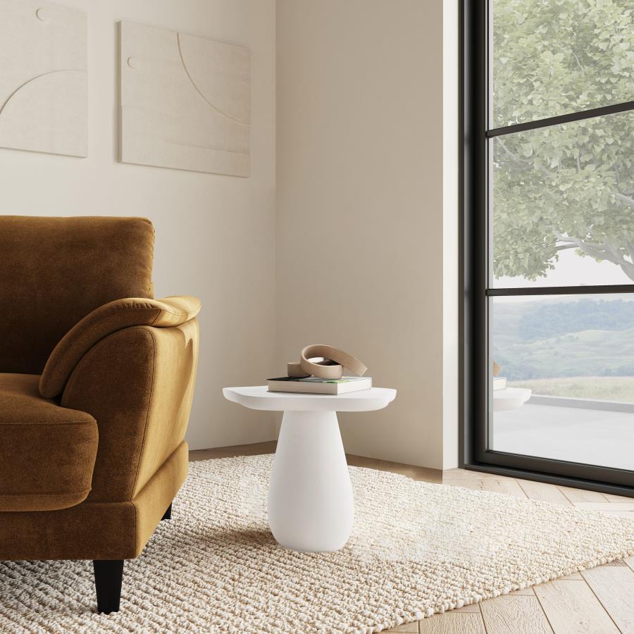 Perth - Side Table With Cloud-Shaped Top by Coaster Fine Furniture | Bel Furniture
