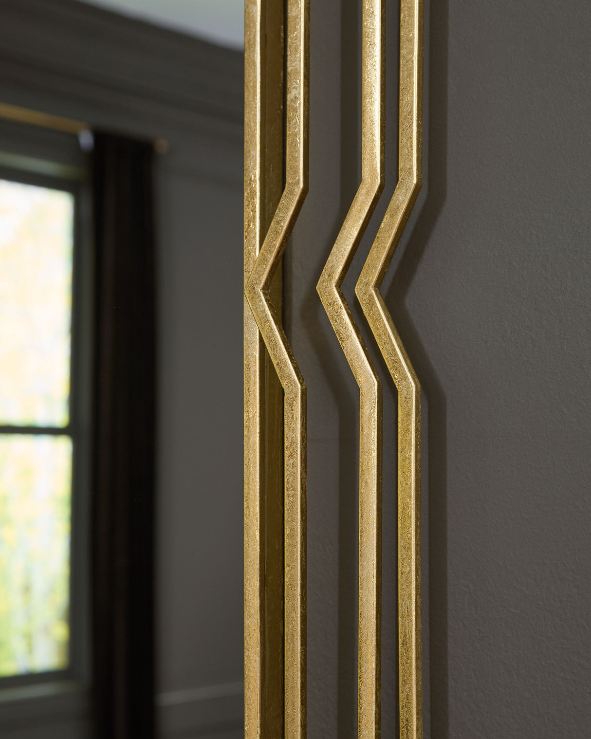 Claybrook - Gold Finish - Accent Mirror by Signature Design by Ashley® | Bel Furniture