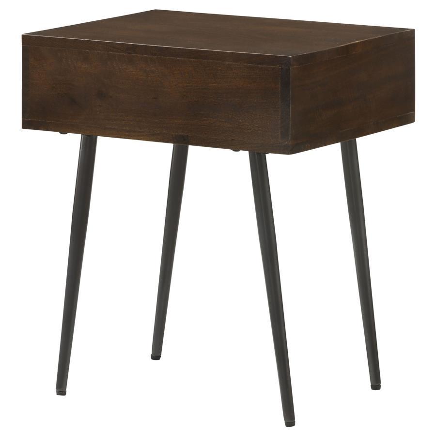 Ezra - 1-Drawer Rectangular Accent Side Table by CoasterEveryday | Bel Furniture