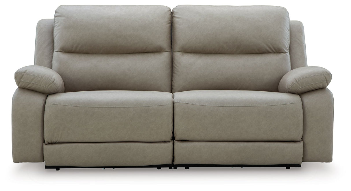 Narwhal Place - Reclining Sectional Beige 2 Pc. Power Reclining Sectional Loveseat by Signature Design by Ashley® | Bel Furniture