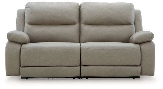 Narwhal Place - Reclining Sectional Beige 2 Pc. Power Reclining Sectional Loveseat by Signature Design by Ashley® | Bel Furniture