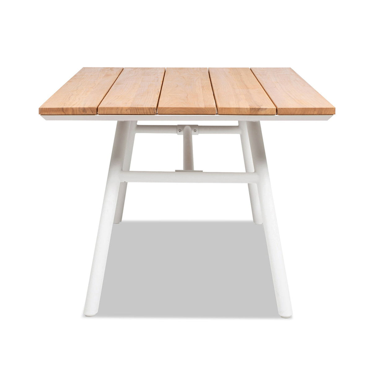 Maiden - 6 Seater Patio Dining Table - Natural Teak by Jennifer Taylor Home | Bel Furniture