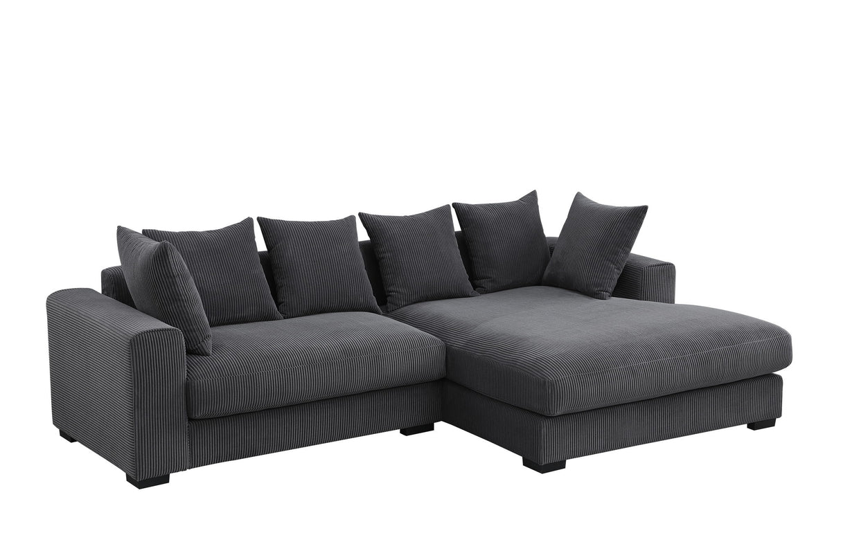 Naomi - 3 Piece Upholstered Sectional by Cynthia's Furniture | Bel Furniture