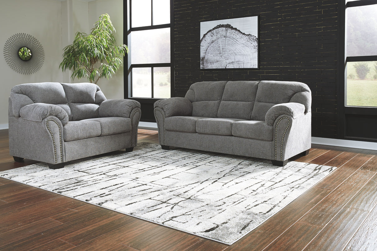 Allmaxx - Living Room Set Dark Gray 2 Pc. - Sofa, Loveseat by Benchcraft® | Bel Furniture
