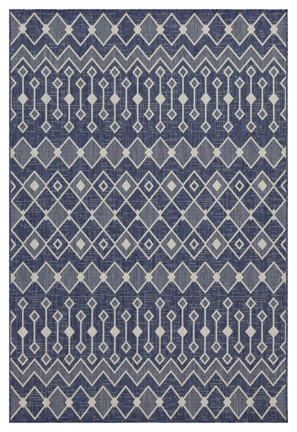 Sunshine - Indoor / Outdoor Area Rug Blue by Icona Home Decor | Bel Furniture