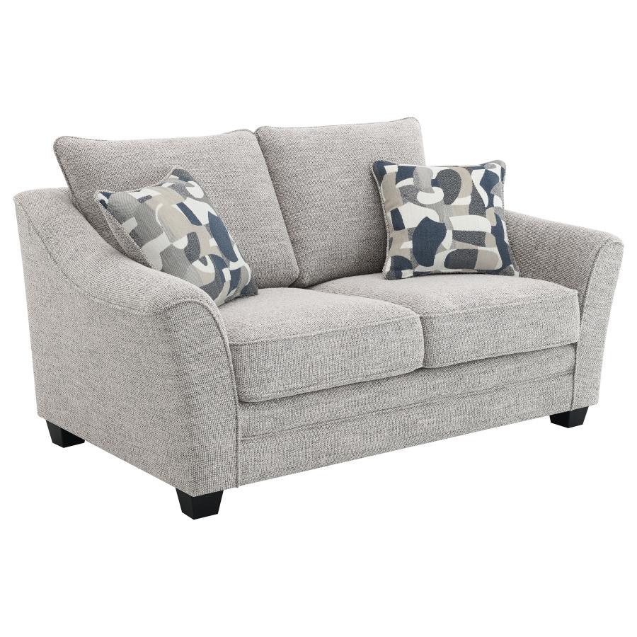 Tomkins - Boucle Upholstered Sofa Set by Coaster Fine Furniture | Bel Furniture