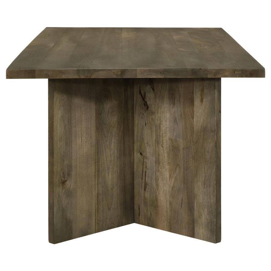 Tyler - Solid Wood Dining Table - Mango Brown by Coaster Fine Furniture | Bel Furniture