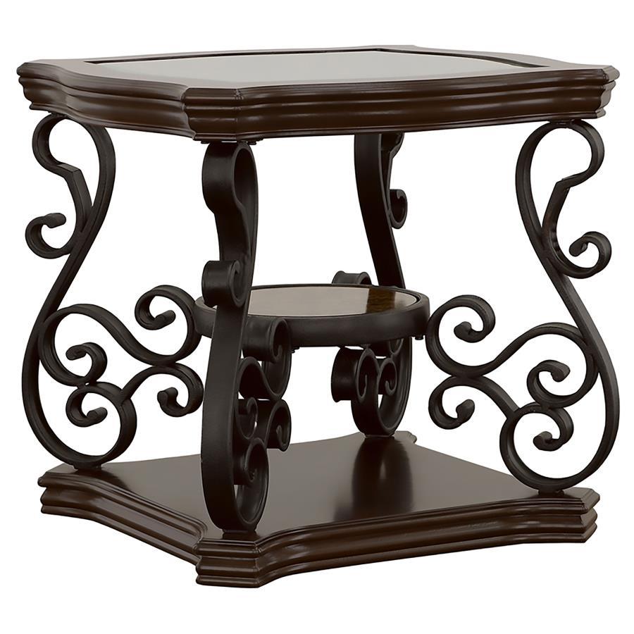 Laney - Glass Top Coffee And End Table Set by Coaster Fine Furniture | Bel Furniture