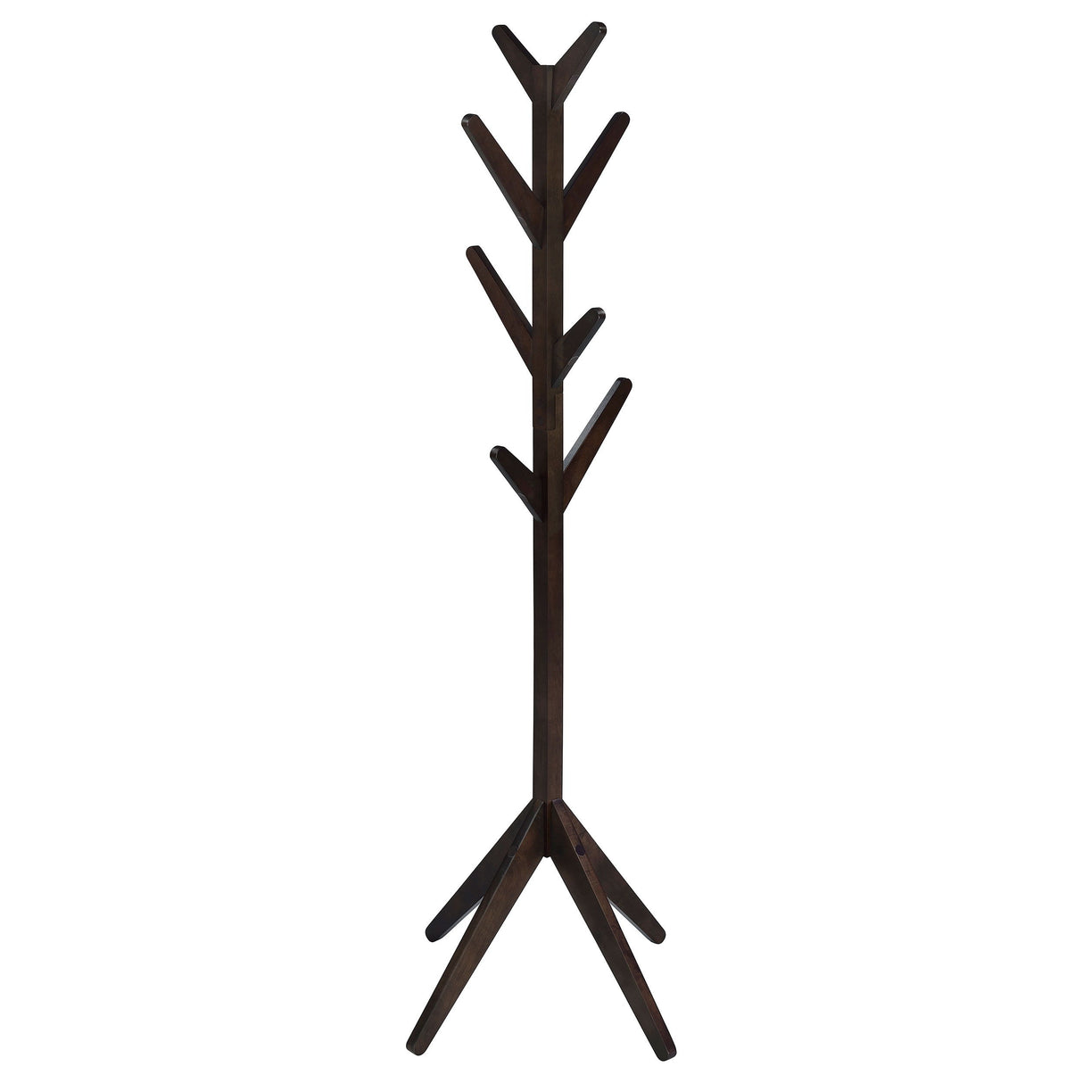 Margaret - Solid Wood Coat Rack Clothing Hanger Dark Brown by Coaster Fine Furniture | Bel Furniture