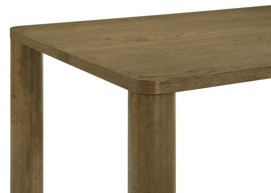Castlewood - Rectangular Wood Dining Table - Brown Oak by Coaster Fine Furniture | Bel Furniture