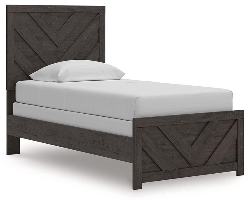 Prendonea - Panel Bed Dark Gray by Signature Design by Ashley® | Bel Furniture