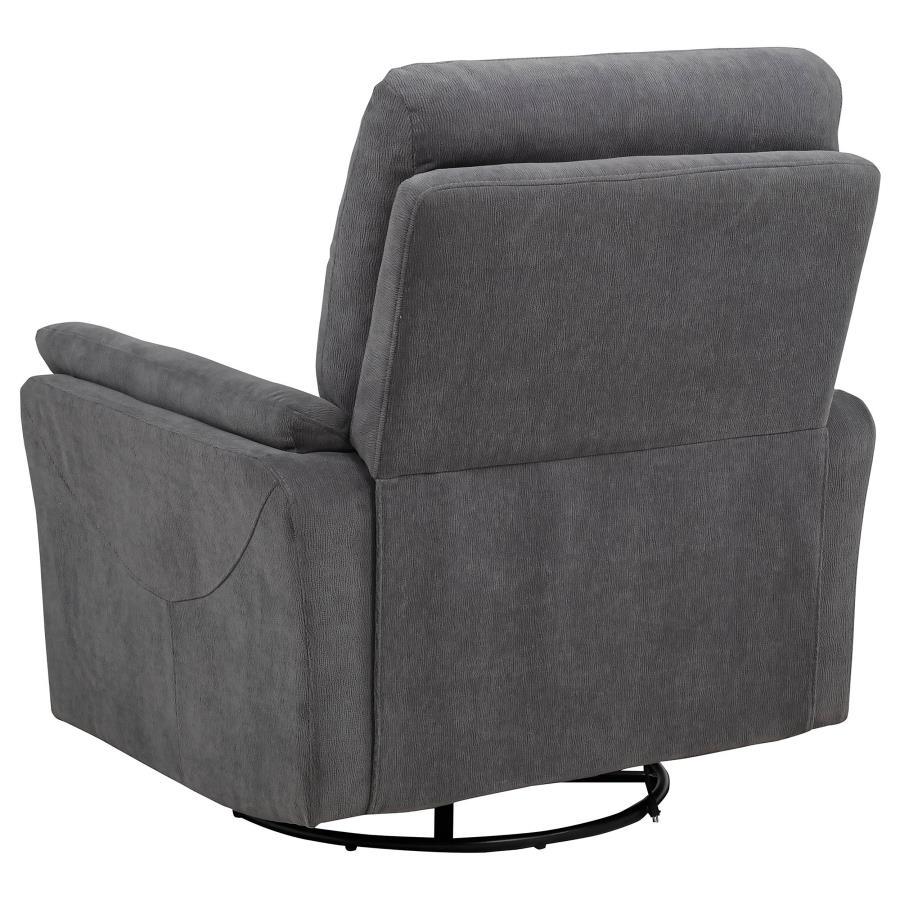 Adler - Upholstered Power Swivel Glider Recliner