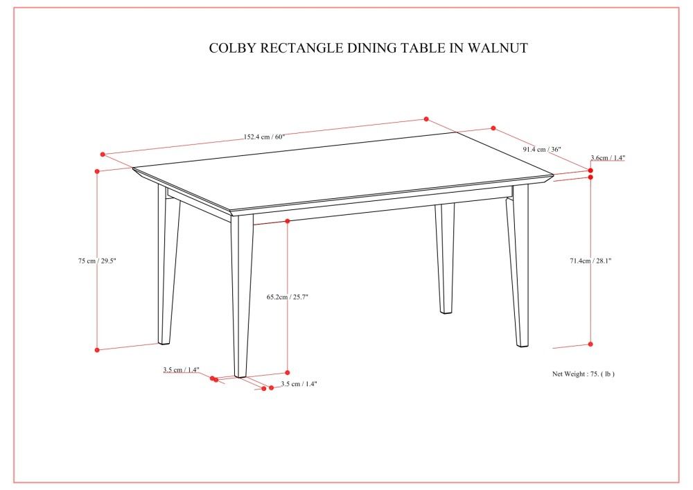Colby - Dining Table, Contemporary by Simpli-Home | Bel Furniture
