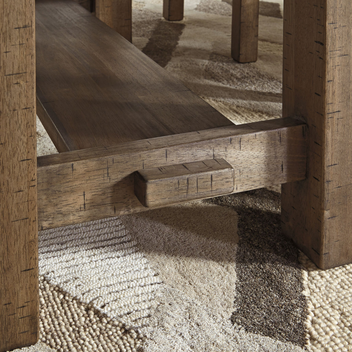 Moriville - Grayish Brown - Rectangular Dining Room Counter Extension Table by Signature Design by Ashley® | Bel Furniture