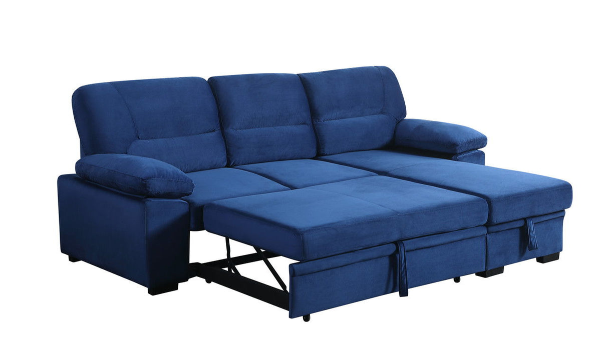 Kipling - Reversible Sleeper Sectional Sofa Chaise by Lilola Home | Bel Furniture