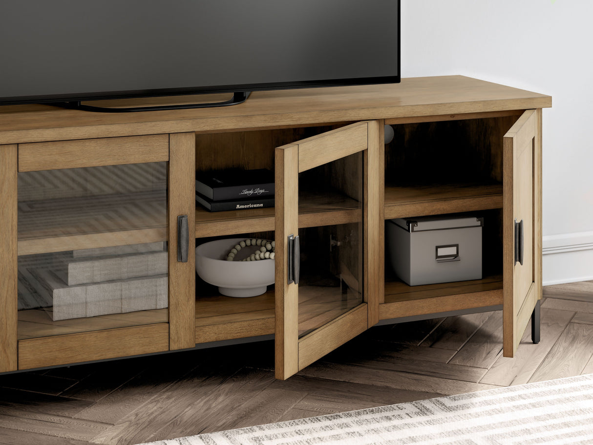 Torlanta - Brown - Extra Large TV Stand by Signature Design by Ashley® | Bel Furniture